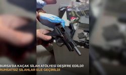 Bursa’da kaçak silah atölyesi deşifre edildi! Ruhsatsız silahlar ele geçirildi