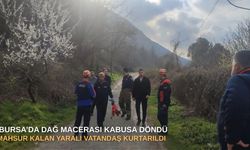 Bursa’da dağ macerası kabusa döndü: Mahsur kalan yaralı vatandaş kurtarıldı