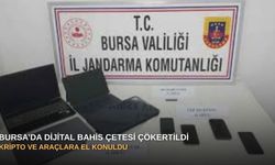 Bursa’da dijital bahis çetesi çökertildi: Kripto ve araçlara el konuldu