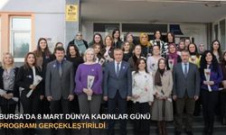 Bursa'da 8 Mart Dünya Kadınlar Günü programı gerçekleştirildi