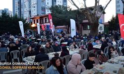 Bursa Osmangazi’de Gönül Sofrası kuruldu