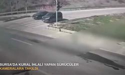 Bursa’da kural ihlali yapan sürücüler kameralara takıldı