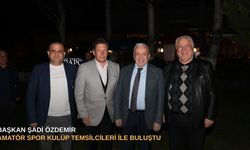 Başkan Şadi Özdemir amatör spor kulüp temsilcileri ile buluştu