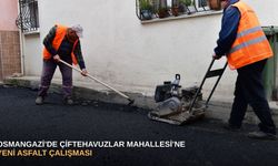 Osmangazi’de Çiftehavuzlar Mahallesi’ne yeni asfalt çalışması