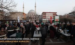Bursa Osmangazi'de Gönül sofrası Bağlarbaşı'nda kuruldu