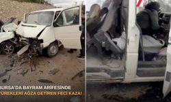 Bursa'da Bayram arifesinde yürekleri ağza getiren feci kaza!
