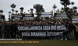 Bursa’da köylüler cezaevi planına karşı eylem yaptı!