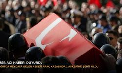 Ağrı'da meydana gelen askeri araç kazasında 1 askerimiz şehit oldu