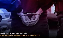 Bursa’da kaçakçılara darbe: 65 bin sigara ve 50 bin makaron ele geçirildi