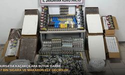 Bursa’da kaçakçılara büyük darbe: 37 bin sigara ve makaron ele geçirildi!