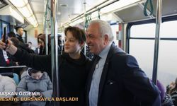 Başkan Özdemir mesaiye BursaRay’la başladı!