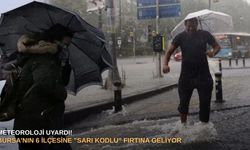 Meteoroloji Uyardı! Bursa’nın 6 ilçesine "sarı kodlu" fırtına geliyor