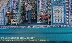 Bursa camilerinde sopalı dehşet! Cezaevinden çıkan şüpheli camilere saldırdı