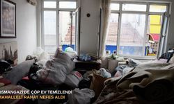 Osmangazi'de çöp ev temizlendi mahalleli rahat nefes aldı