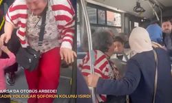 Bursa’da otobüs arbede! Kadın yolcular şoförün kolunu ısırdı