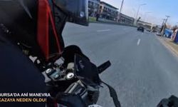 Bursa’da ani manevra kazaya neden oldu!