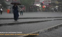 Bursa’da sağanak etkisi! Kent genelinde olumsuzluklar yaşanıyor