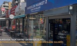 Bursa’da “yok artık” dedirten olay! Motosikletle kaldırıma daldı, yardım edenlere saldırdı