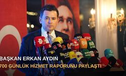 Başkan Erkan Aydın 700 günlük hizmet raporunu paylaştı