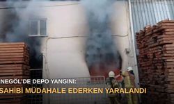 İnegöl’de depo yangını: Sahibi müdahale ederken yaralandı