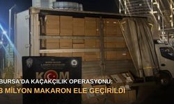 Bursa’da kaçakçılık operasyonu: 3 milyon makaron ele geçirildi