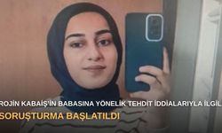 Rojin Kabaiş’in babasına yönelik tehdit iddialarıyla ilgili soruşturma başlatıldı