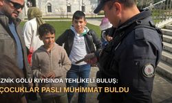 İznik Gölü kıyısında tehlikeli buluş: Çocuklar paslı mühimmat buldu