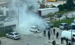 Bursa’da korkutan görüntüler: Hastane bahçesinde alevler yükseldi!