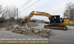 Osmangazi'de kaçak yapı mücadelesi: Sit alanındaki usulsüz yapılar yıkıldı