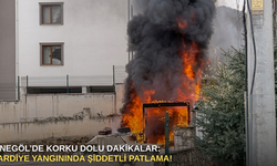 İnegöl’de Korku Dolu Dakikalar: Ardiye Yangınında Şiddetli Patlama!