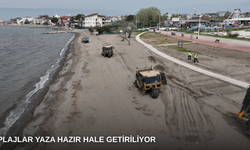 Plajlar yaza hazır hale getiriliyor