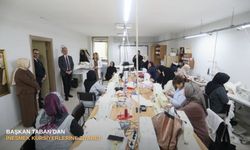 Başkan Taban’dan İNESMEK kursiyerlerine ziyaret