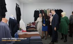 OSMEK'te üreten kadınlar emeklerini sergiledi