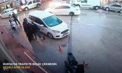Bursa'da trafikte bıçak çekmenin bedeli ağır oldu!