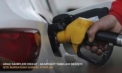 Araç sahipleri dikkat: Akaryakıt tabelası değişti! İşte Bursa'daki güncel fiyatlar...