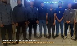 Bursa’da kaçak göçle mücadele: Çok sayıda düzensiz göçmen kıskıvrak yakalandı