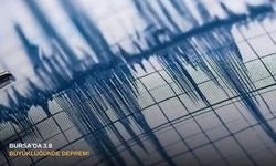 Bursa'da 3.8 büyüklüğünde deprem!