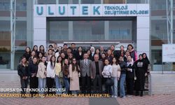 Bursa’da teknoloji zirvesi: Kazakistanlı genç araştırmacılar ULUTEK’te