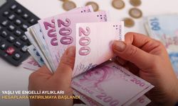 Yaşlı ve engelli aylıkları hesaplara yatırılmaya başlandı