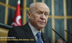 Devlet Bahçeli: Ara seçim formülüne mahal yok
