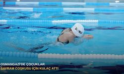 Osmangazi'de çocuklar bayram coşkusu için kulaç attı