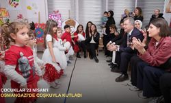 Çocuklar 23 Nisan’ı Osmangazi’de coşkuyla kutladı