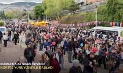 Bursa’da 23 Nisan sevinci kortej yürüyüşüyle başladı