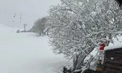 Bursa’nın zirvesi Uludağ’da kış geri döndü
