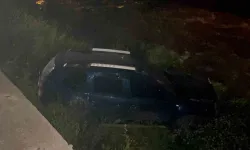 Bursa’da dere yatağına uçan otomobilin sürücüsü kaçarak izini kaybettirdi!