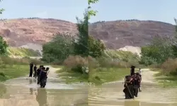 Bursa’da suyun yükselmesiyle çocuklar ölümle burun buruna geldi