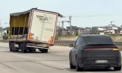 Bursa’da tehlikeye davetiye! Yola yatarak devam eden tır şaşkına çevirdi
