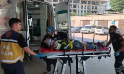 Bursa'da motosiklet sürücüsü tırın altında böyle kaldı