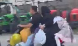 Bursa’da pes dedirten anlar! Scooter üzerinde ailecek ölüme meydan okudular