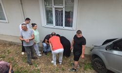 Orhangazi’de Korkunç Kaza: Apartman Bahçesine Uçan Otomobilde Faciadan Dönüldü!
